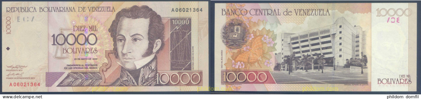 3970 VENEZUELA 2000 VENEZUELA 10000 BOLIVARES 2000 - Venezuela