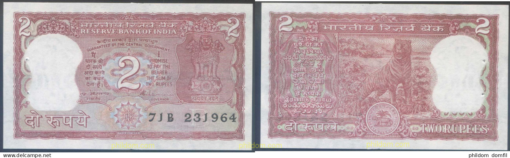 4614 INDIA 1985 INIDA 2 RUPEES 1985 - Inde