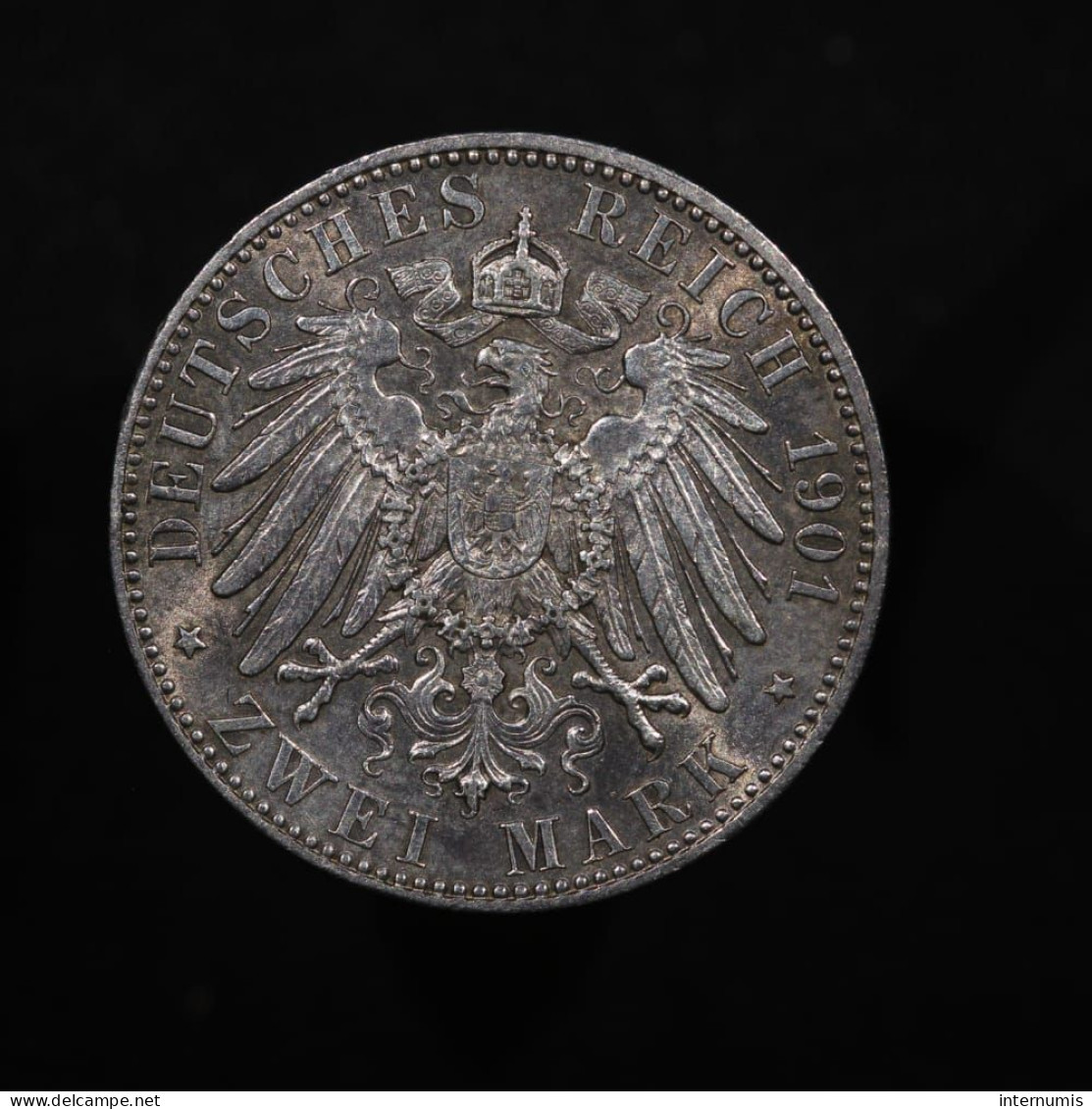 Allemagne / Germany, Wilhelm II (Prusse / Prussia), 2 Mark, 1901, A - Berlin, Argent (Silver), SUP (AU), KM#525 - 2, 3 & 5 Mark Zilver