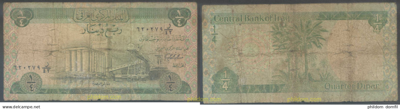 4716 IRAQ 1979 IRAQ 1/4 DINAR 1979 - Irak