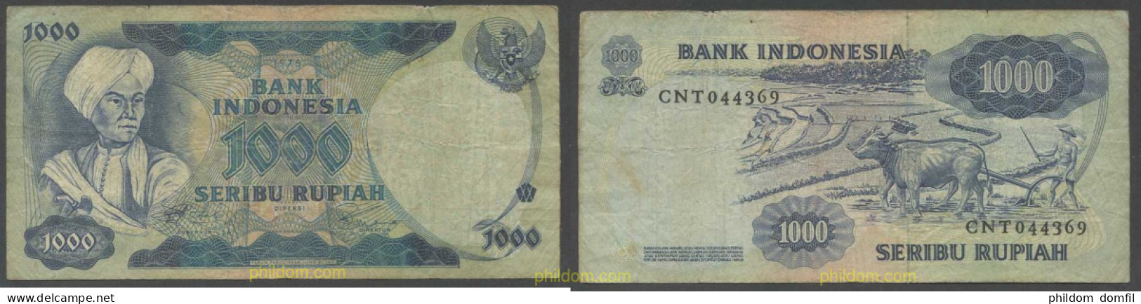 4934 INDONESIA 1975 INDONESIA 1000 RUPIAH 1975 - Indonesia