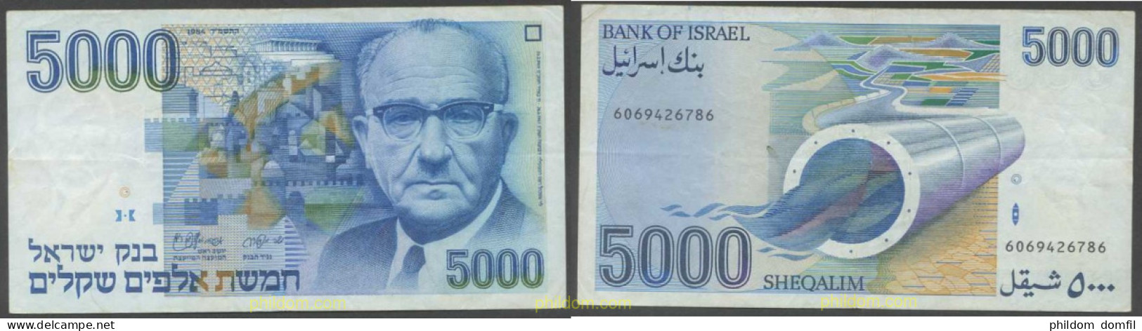 5398 ISRAEL 1984 ISRAEL 5000 SHEQALIM 1984 - Israël