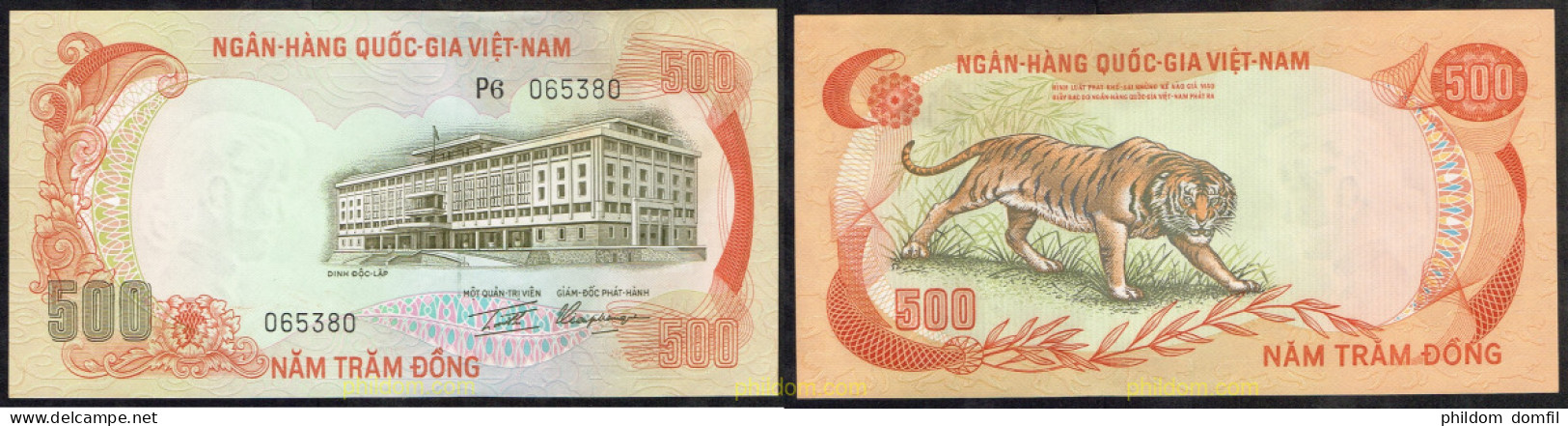 5608 VIETNAM DEL SUR 1972 VIETNAM 500 DONG 1972 - Vietnam