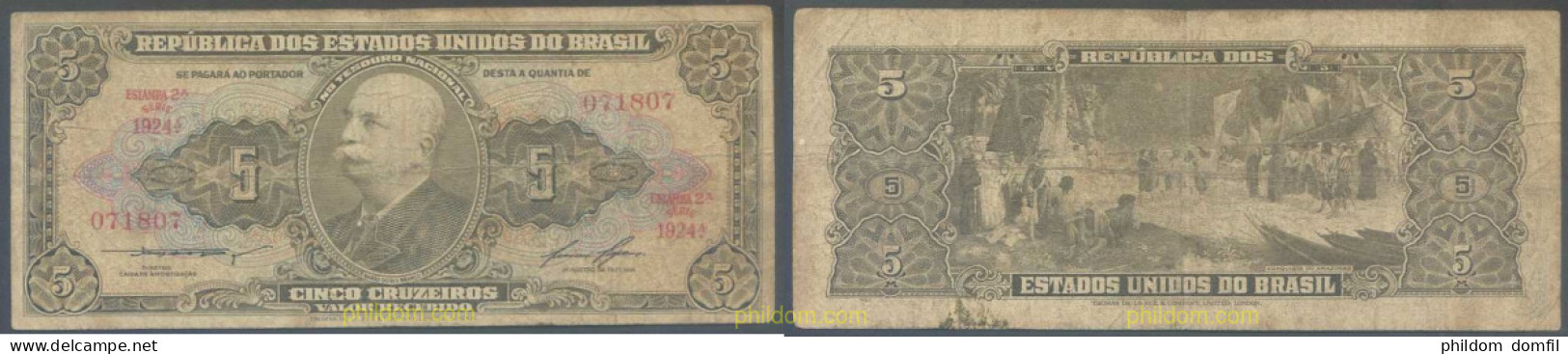 5714 BRASIL 1953 BRASIL 5 CRUZEIROS 1953 - Brazil