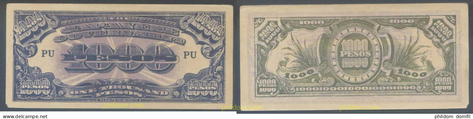 5927 FILIPINAS 1944 JAPANESE GOVERNMENT PHILIPPINES 500 PESOS 1944 - Filippijnen
