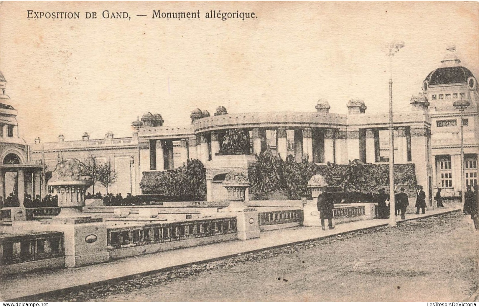 BELGIQUE - Gand - Exposition - Monument Allégorique - Carte Postale Ancienne - Gent