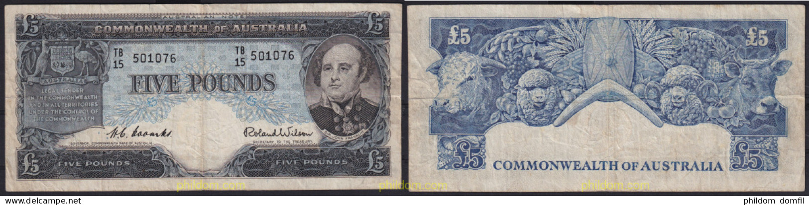 6774 AUSTRALIA 1960 AUSTRALIA 1960 5 POUNDS - Banque De Nouvelle Galle Du Sud 1817