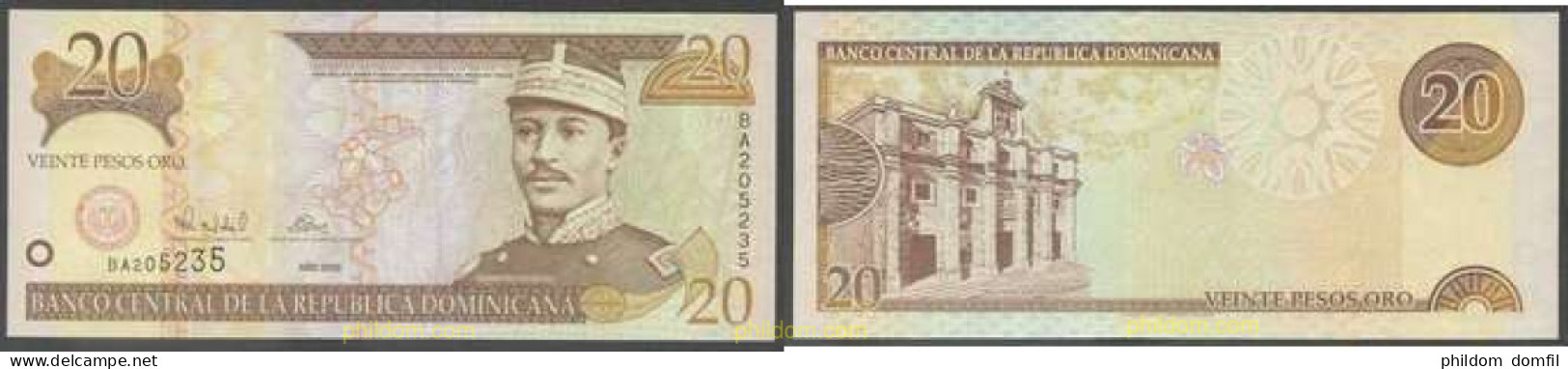 6952 DOMINICANA 2000 DOMINICANA 20 PESOS ORO 2000 - Caribes Orientales