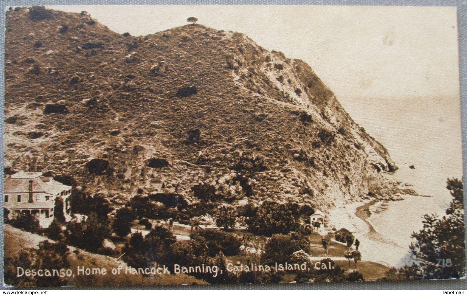 USA CALIFORNIA DESCANSO CATALINA ISLAND HACOCK BANNING CARD POSTCARD CARTE POSTALE POSTKARTE CARTOLINA ANSICHTSKARTE - Long Beach