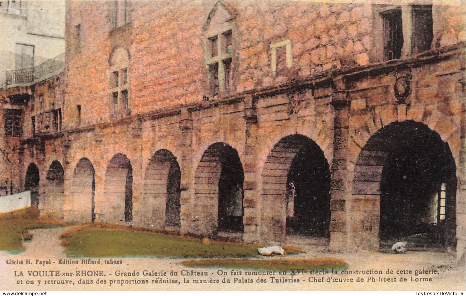 FRANCE - La Voulte Sur Rhône - Grande Galerie Du Château - Colorisé - Carte Postale Ancienne - La Voulte-sur-Rhône