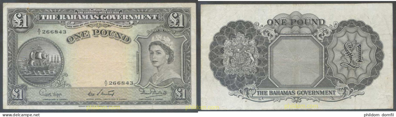 7820 BAHAMAS 1936 BAHAMAS 1 POUND 1936 - Bahamas