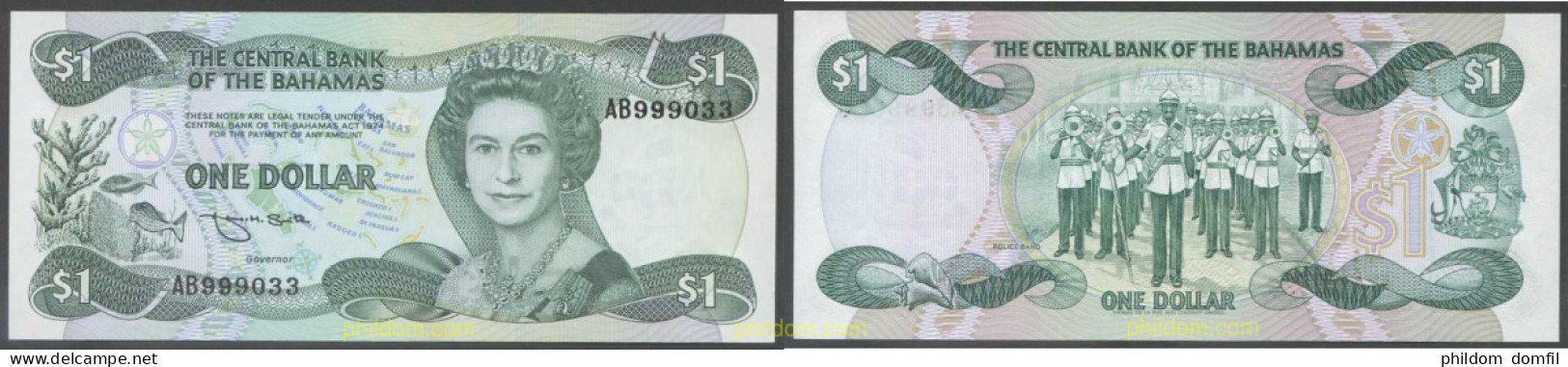 7831 BAHAMAS 1974 BAHAMAS 1 DOLLAR 1974 - Bahama's