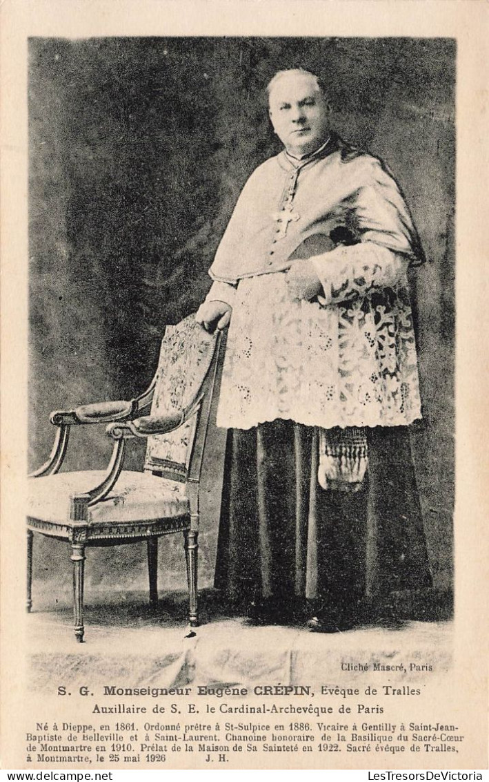 RELIGIONS ET CROYANCES - Monseigneur Eugène Crépin - Carte Postale Ancienne - Other & Unclassified