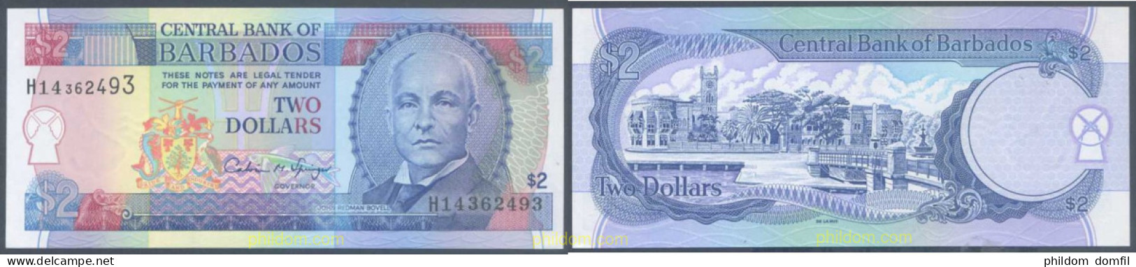 7906 BARBADOS 1995 BARBADOS 2 DOLLARS 1995 - Barbades