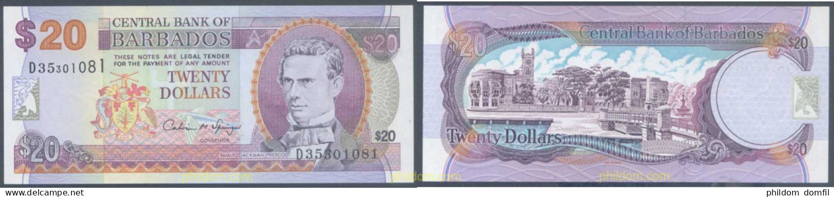 7910 BARBADOS 1997 BARBADOS 20 DOLLARS 1997 - Barbados (Barbuda)