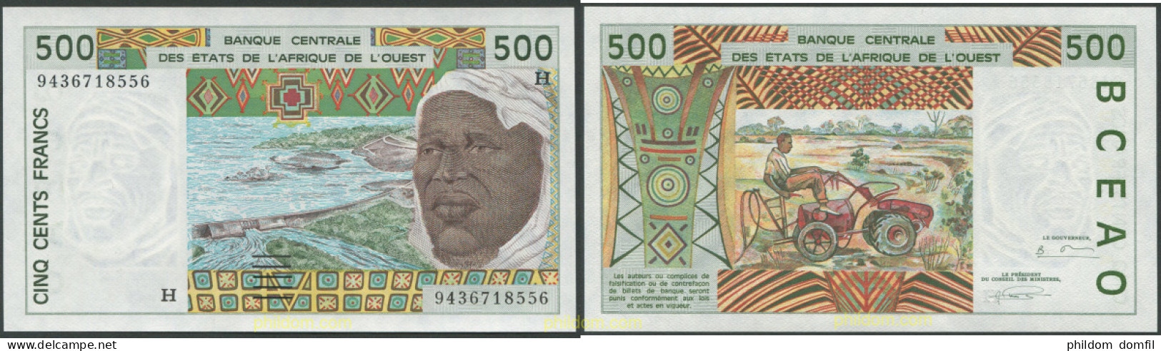 8094 NIGER 1994 NIGER WEST AFRICAN STATES 500 FRANCS 1994 SIGNATURE 26 - Nigeria