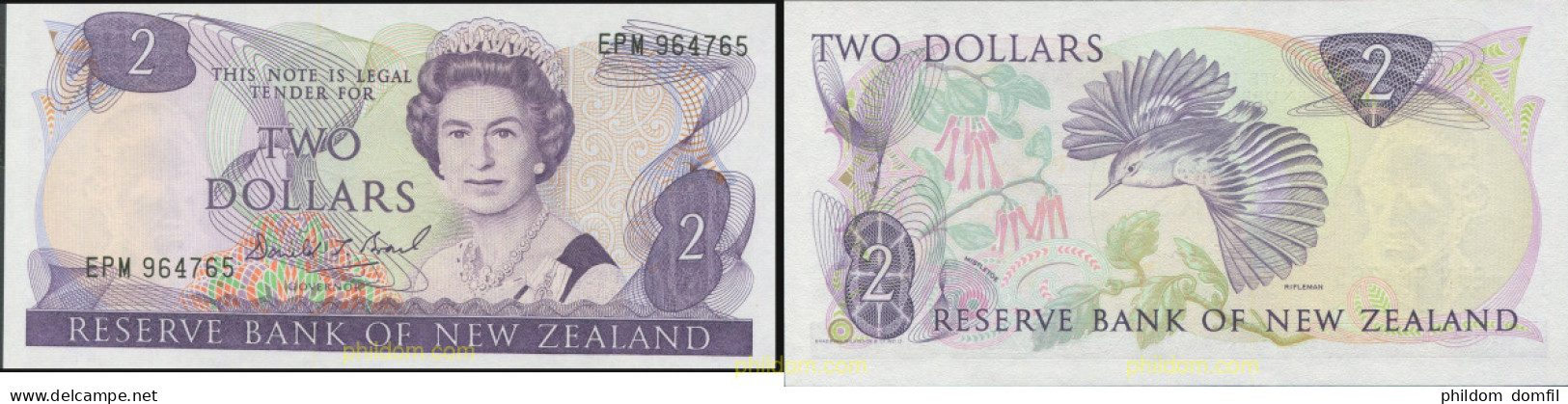 8104 NUEVA ZELANDA 1981 2 DOLLAR NEW ZEALAND 1981-92 NUEVA ZELANDA - Nueva Zelandía