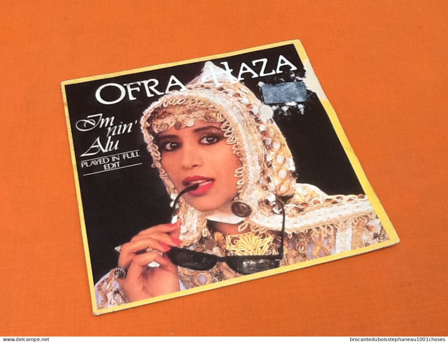 Vinyle 45 Tours  Ofra Haza  Im Nin'  Alu  (1988) (article Vendu En L' état, état D' Usage Voir Toutes Les Photos) Vinyle - Disco & Pop