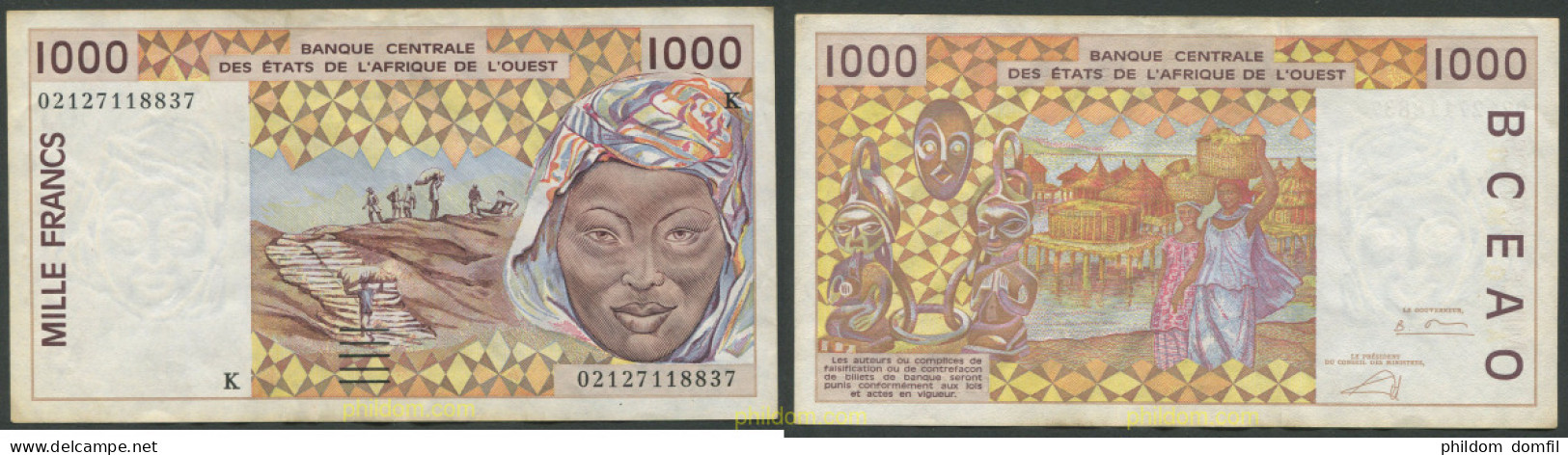 8208 SENEGAL 2023 WEST AFRICAN STATES SENEGAL 1000 FRANCS 2002 - Senegal