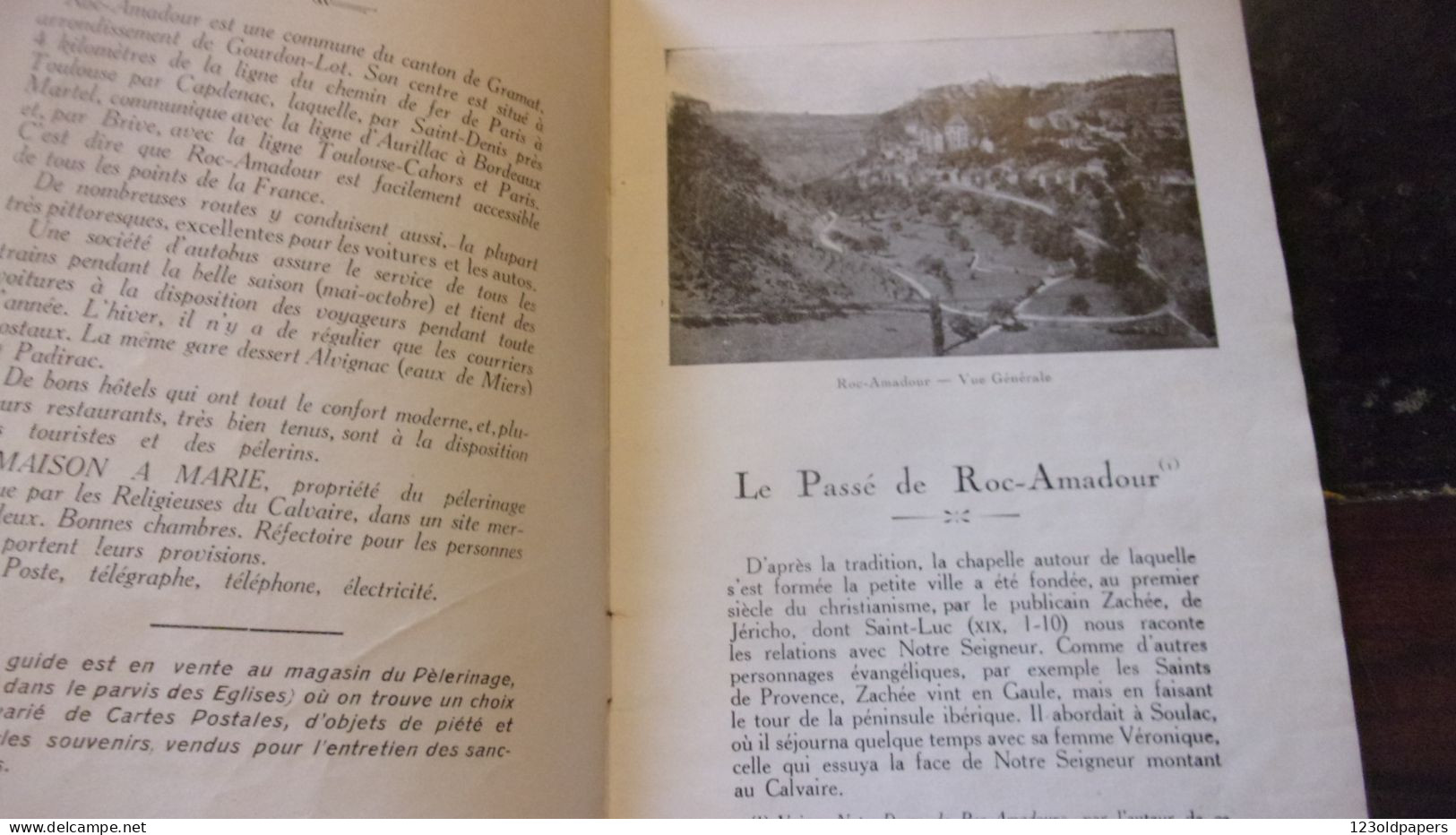 Guide De Roc-Amadour. Guide Touristique Du Pèlerin. - ALBE E. - 1925 PHOTOS 38 PAGES - Rocamadour