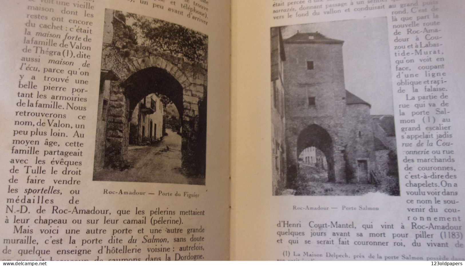 Guide De Roc-Amadour. Guide Touristique Du Pèlerin. - ALBE E. - 1925 PHOTOS 38 PAGES - Rocamadour