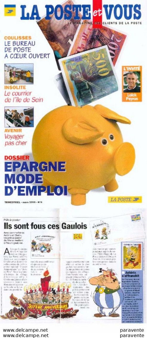 ASTERIX : Magazine LA POSTE Et VOUS 1999 - Asterix