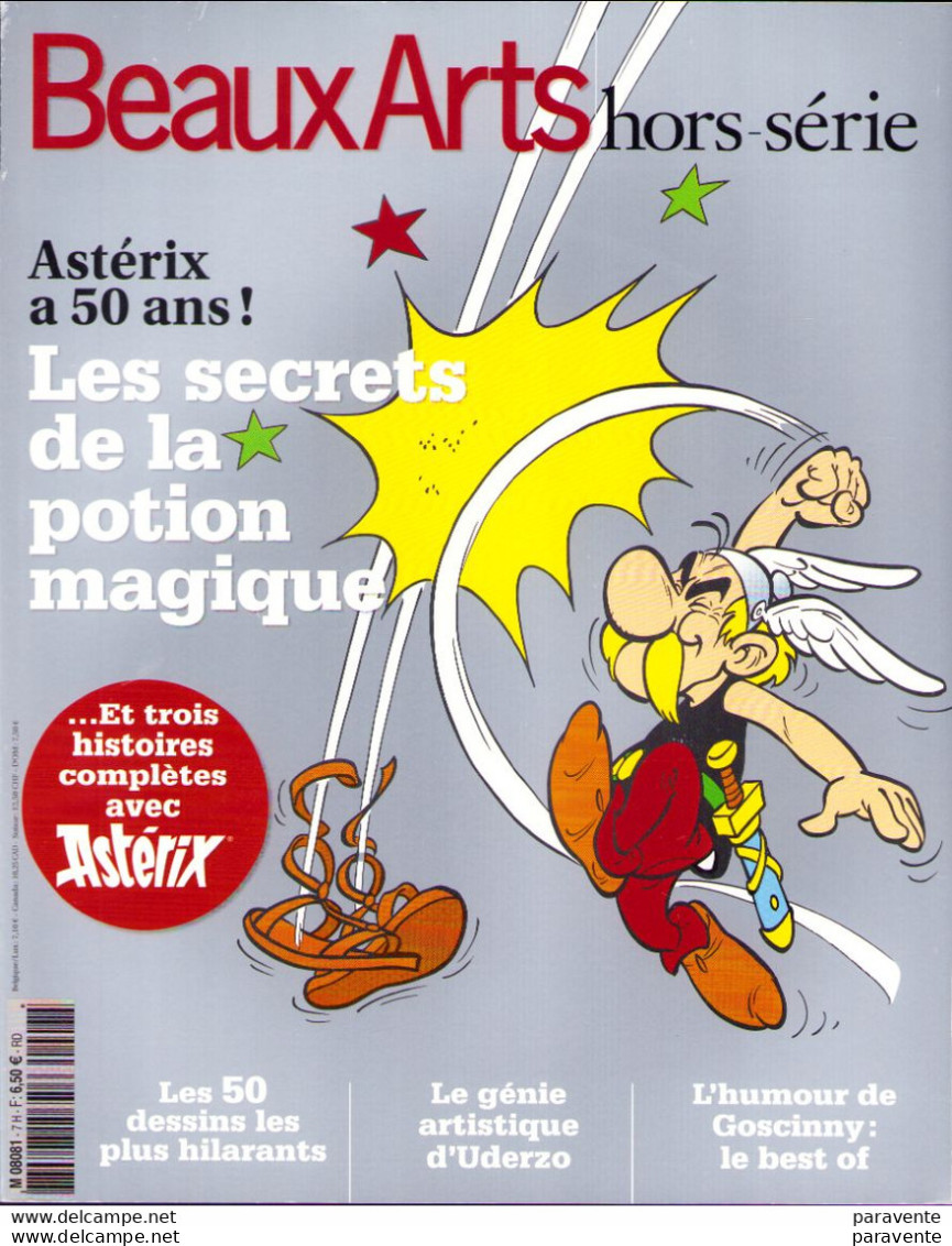 ASTERIX : Magazine BEAUX ARTS HS Asterix A 50ans - Astérix