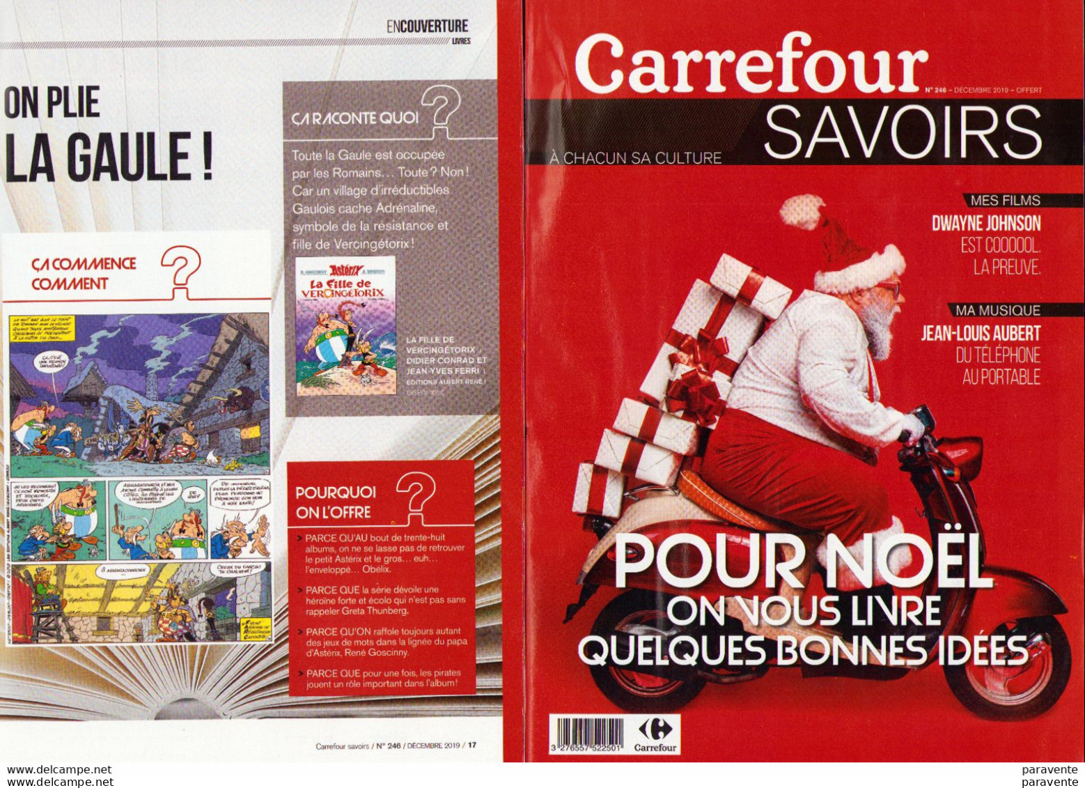 ASTERIX : Magazine CARREFOUR SAVOIRS 246 - 2019  La Fille De Vercingetorix - Asterix