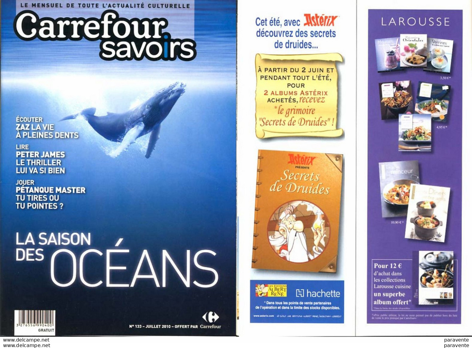 ASTERIX : Magazine CARREFOUR SAVOIRS 133 En 2010 - Asterix