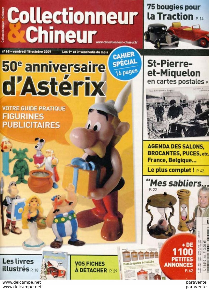 ASTERIX : Magazine COLLECTIONNEUR & CHINEUR 2009 ( Figurines Asterix) - Asterix