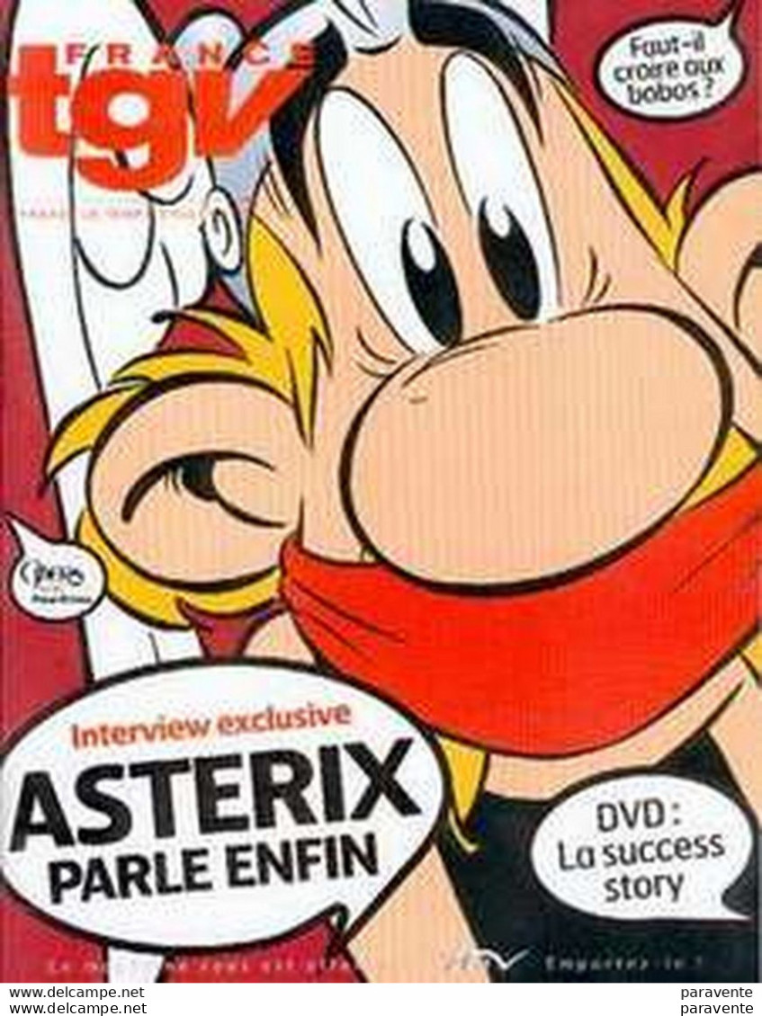 ASTERIX : Magazine FRANCE TGV ( + Petite Illustation Rahan ) - Asterix