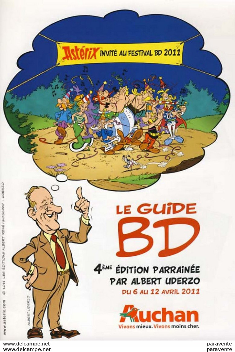 ASTERIX : Catalogue GUIDE DE LA BD Auchan 2011 - Astérix