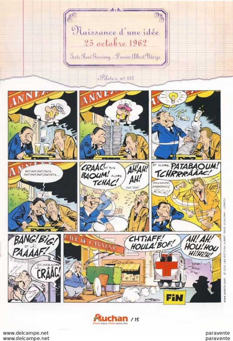 ASTERIX : Catalogue GUIDE DE LA BD Auchan 2011 - Asterix