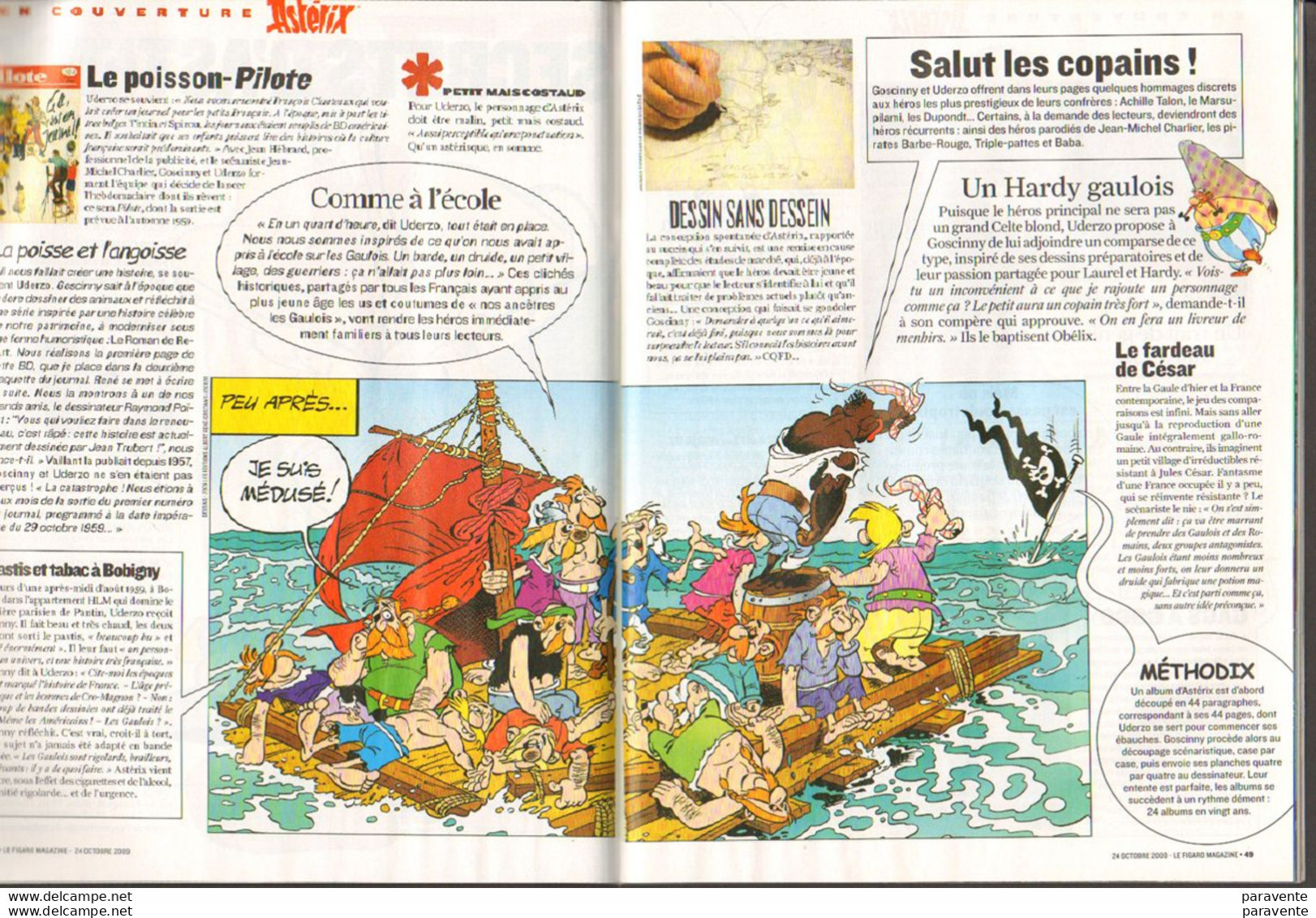 ASTERIX : Magazine FIGARO 2009 - Asterix