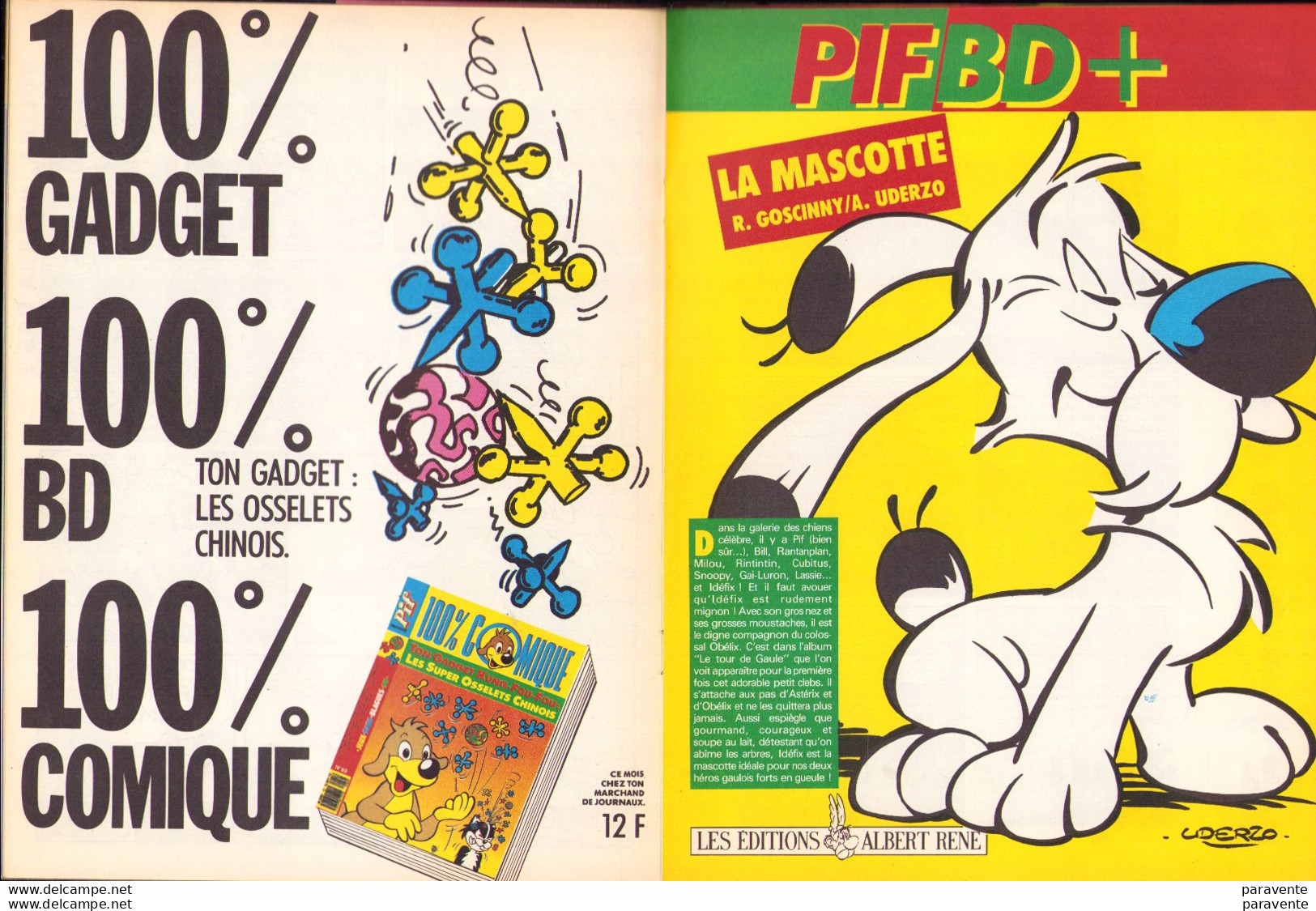 ASTERIX : Magazine PIF N°1048 LA FËTE ASTERIX - Astérix