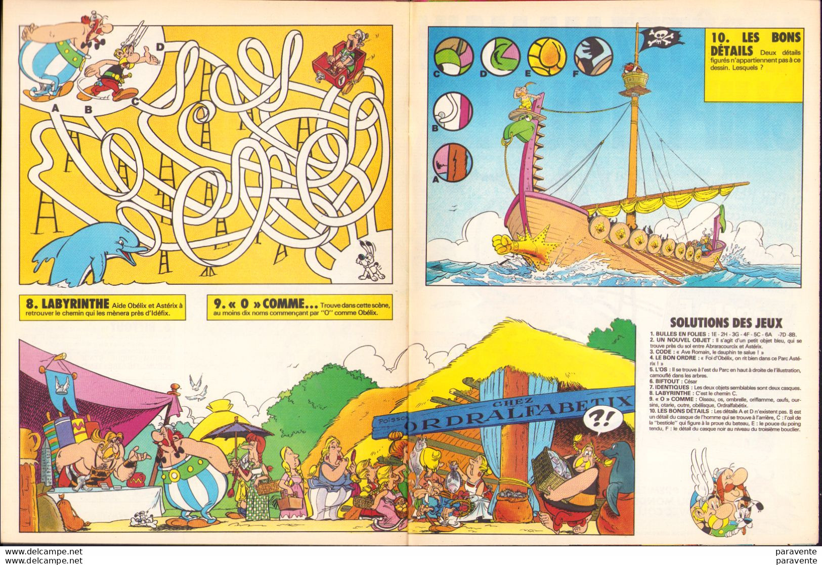 ASTERIX : magazine PIF n°1048 LA FËTE ASTERIX