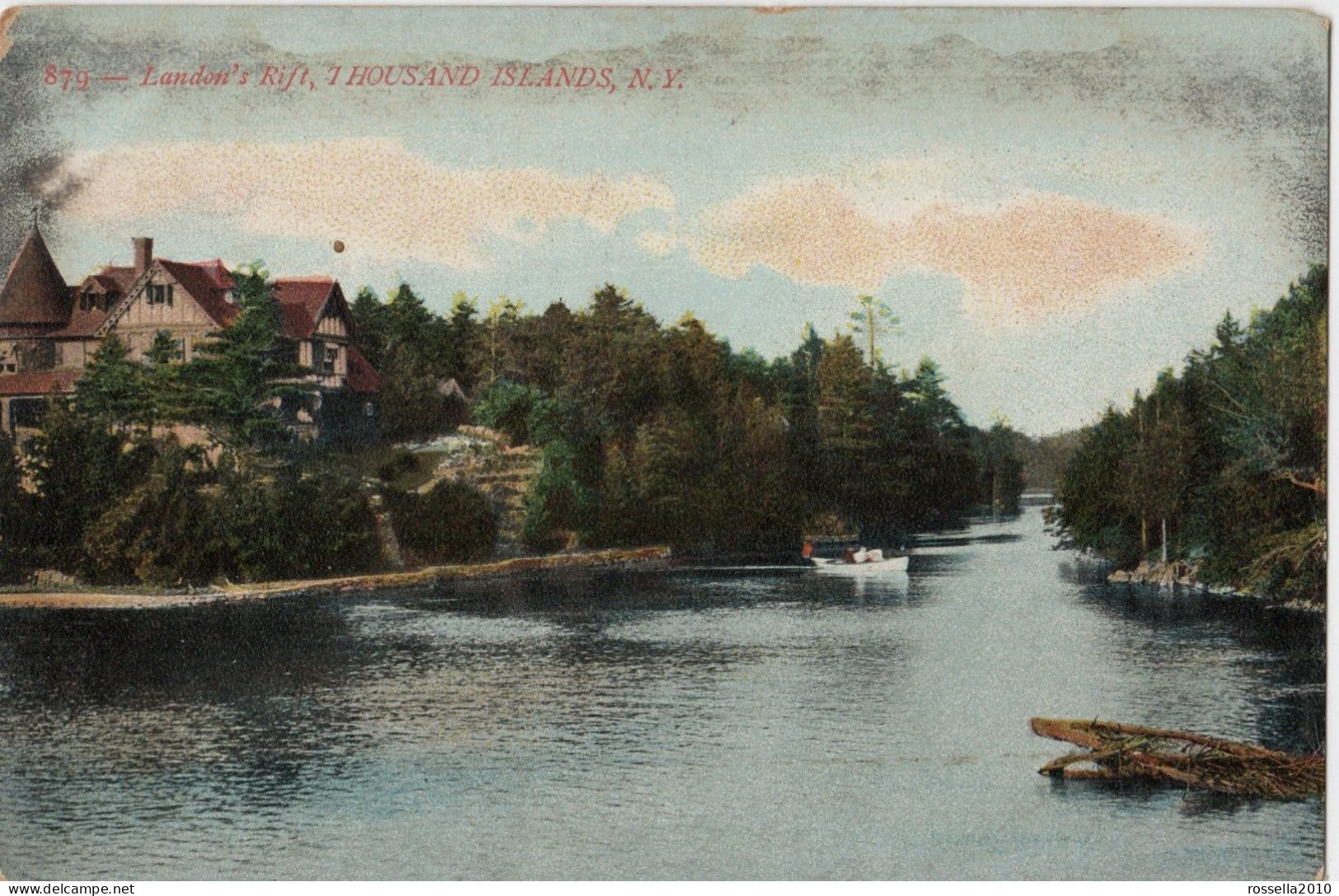 CARTOLINA AMERICA USA NEW YORK Landon's Rift, Thousand Islands Postcard - Long Island