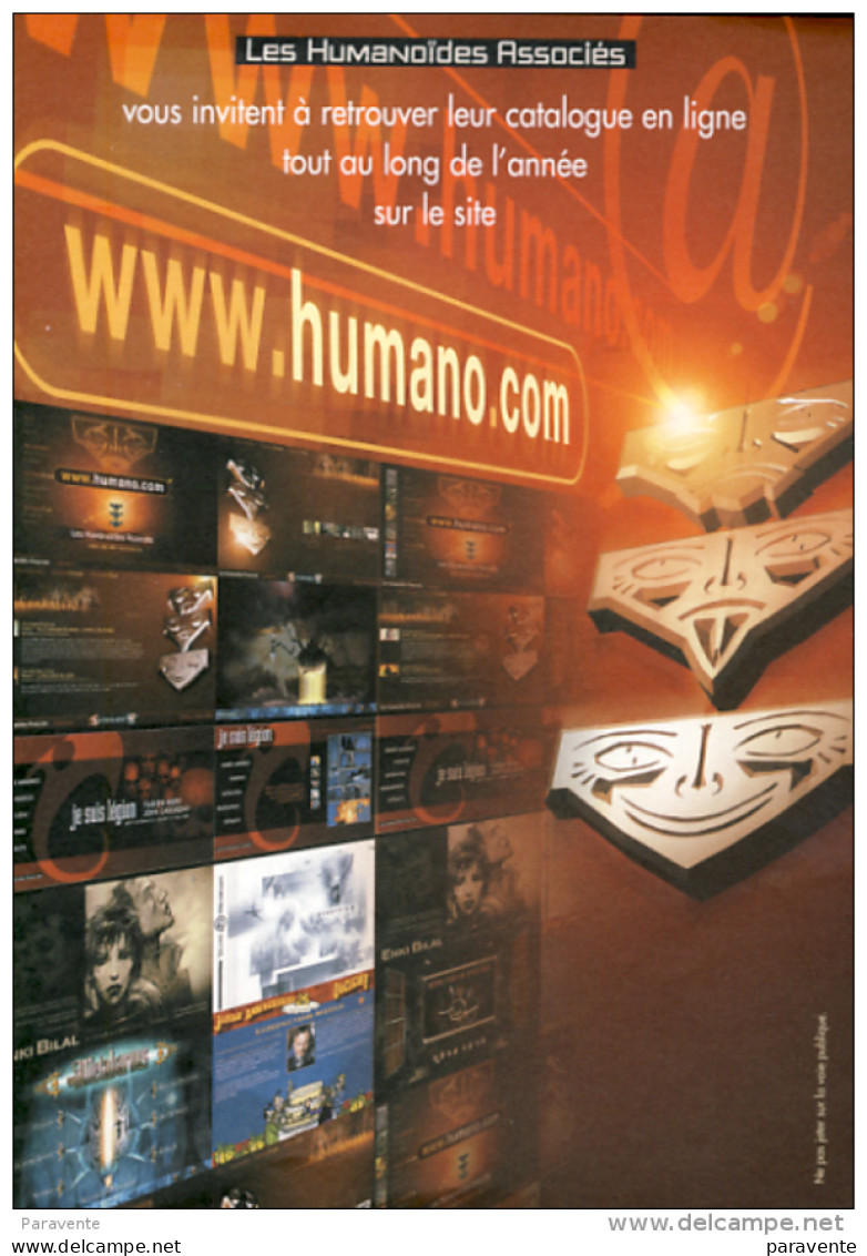 BILAL : Flyer HUMANOIDES,COM - Bilal