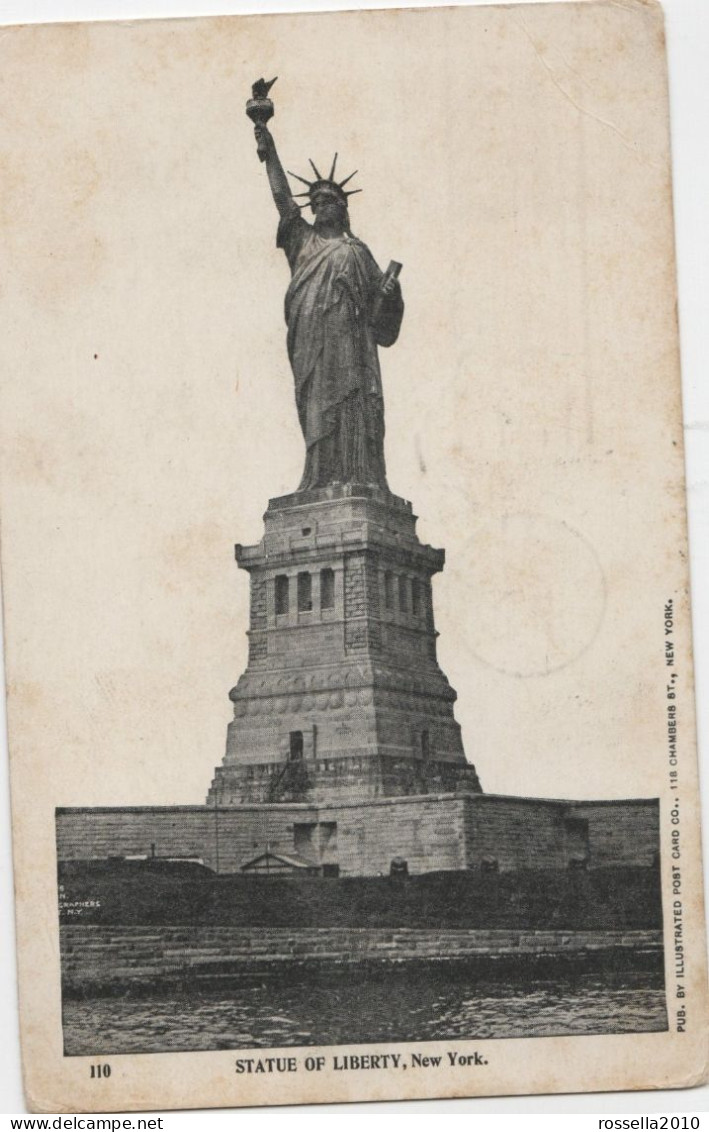 CARTOLINA AMERICA USA NEW YORK STATUE OF LIBERTY Postcard - Estatua De La Libertad