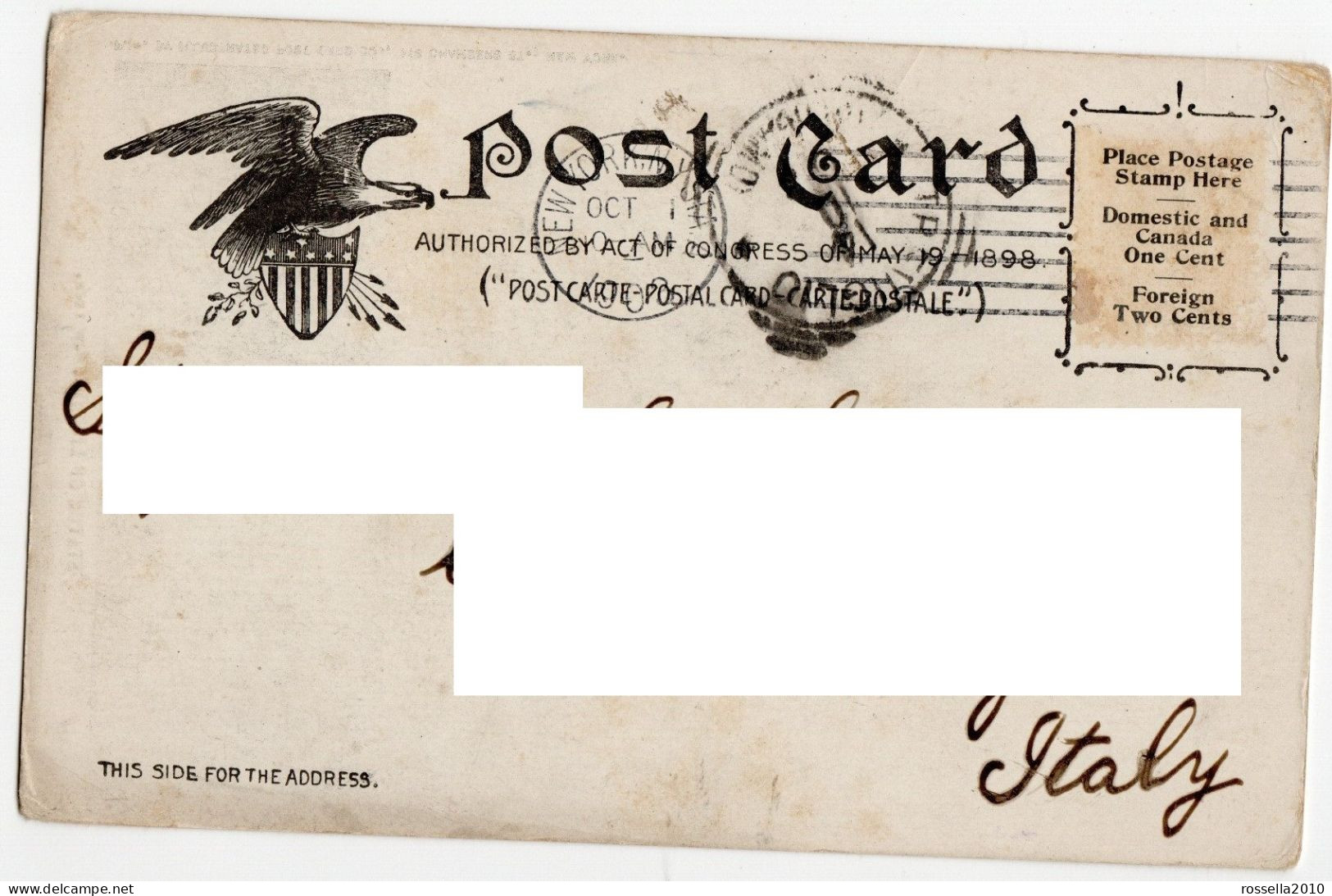 CARTOLINA AMERICA USA NEW YORK STATUE OF LIBERTY Postcard - Freiheitsstatue