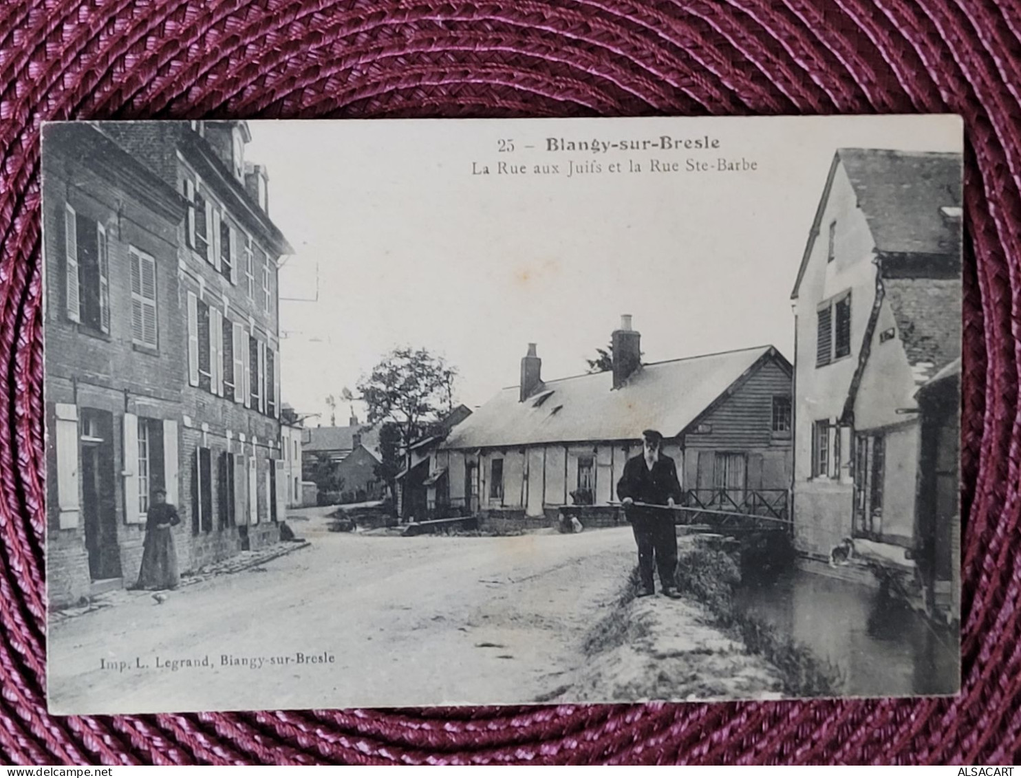 Blangy-sur-bresle , La Rue Aux Juifs Et La Rue Ste Barbe, Pêcheur - Blangy-sur-Bresle