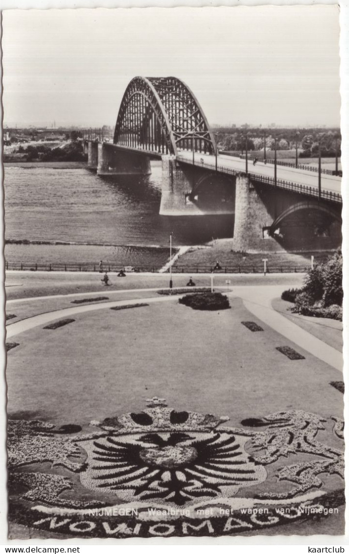 Nijmegen - Waalbrug Met Het Wapen Van Nijmegen - (Nederland/Holland)  - 1968 - Nijmegen