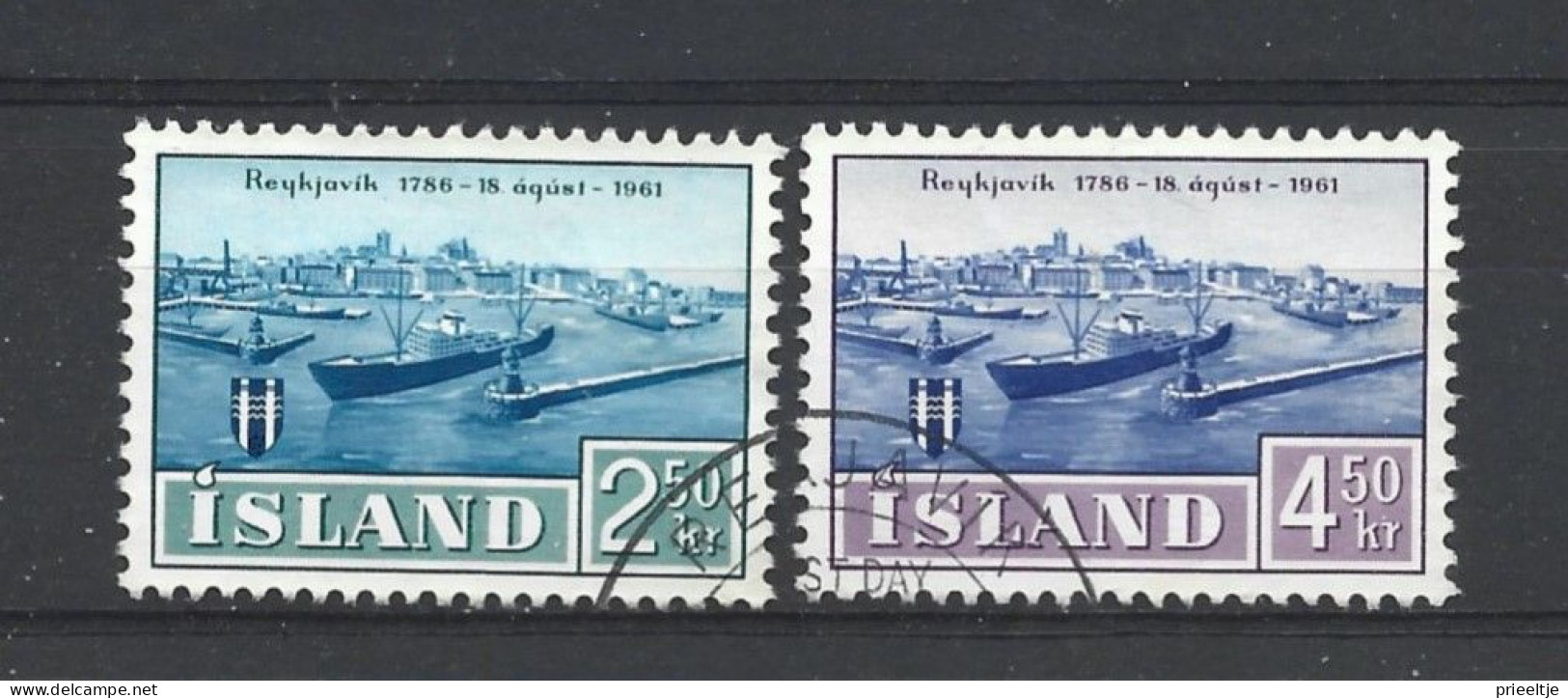 Iceland 1961 Reykjavik 175 Y. Y.T. 309/310 (0) - Used Stamps