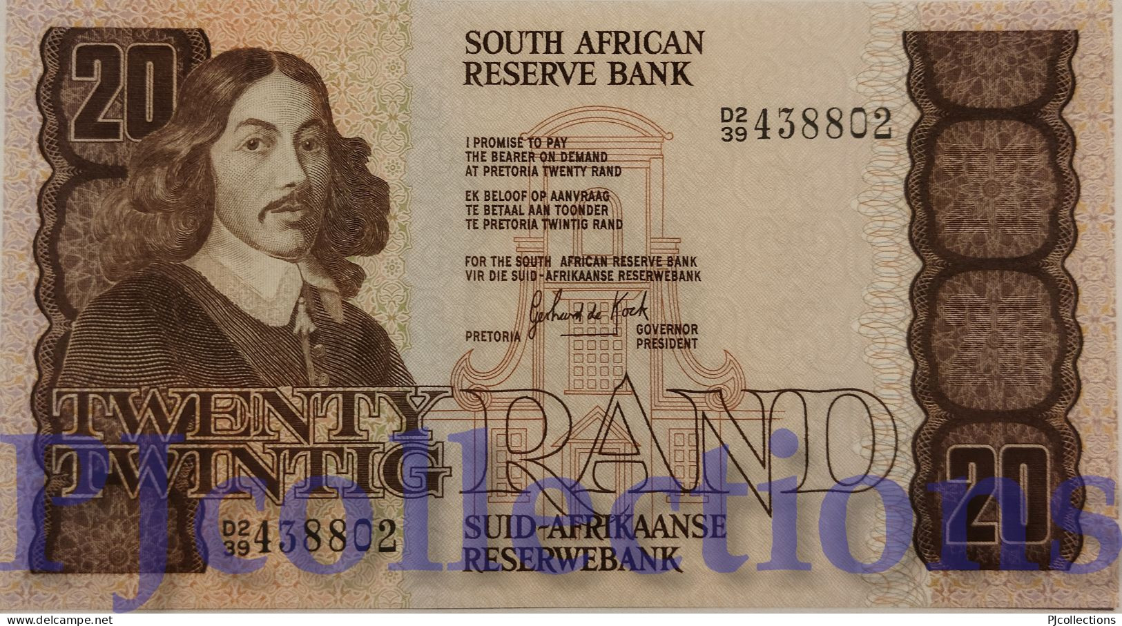 SOUTH AFRICA 20 RAND 1982 PICK 121c UNC - Sudafrica