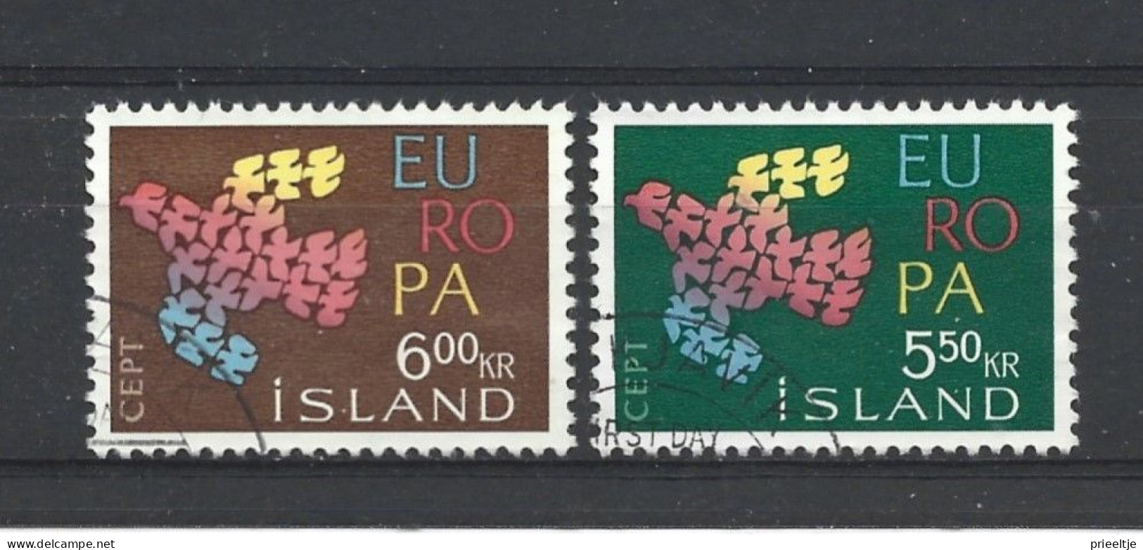 Iceland 1961 Europa Y.T. 311/312 (0) - Used Stamps