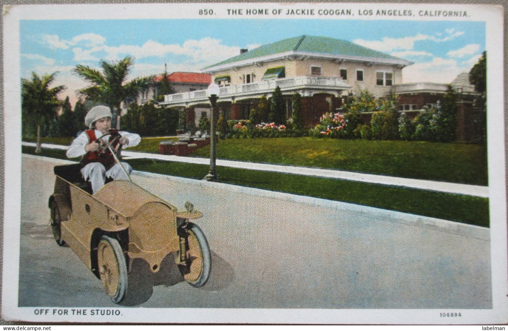 USA CALIFORNIA LOS ANGELES JACKIE COOGAN HOUSE KARTE CARD POSTCARD CARTE POSTALE POSTKARTE CARTOLINA ANSICHTSKARTE - Long Beach