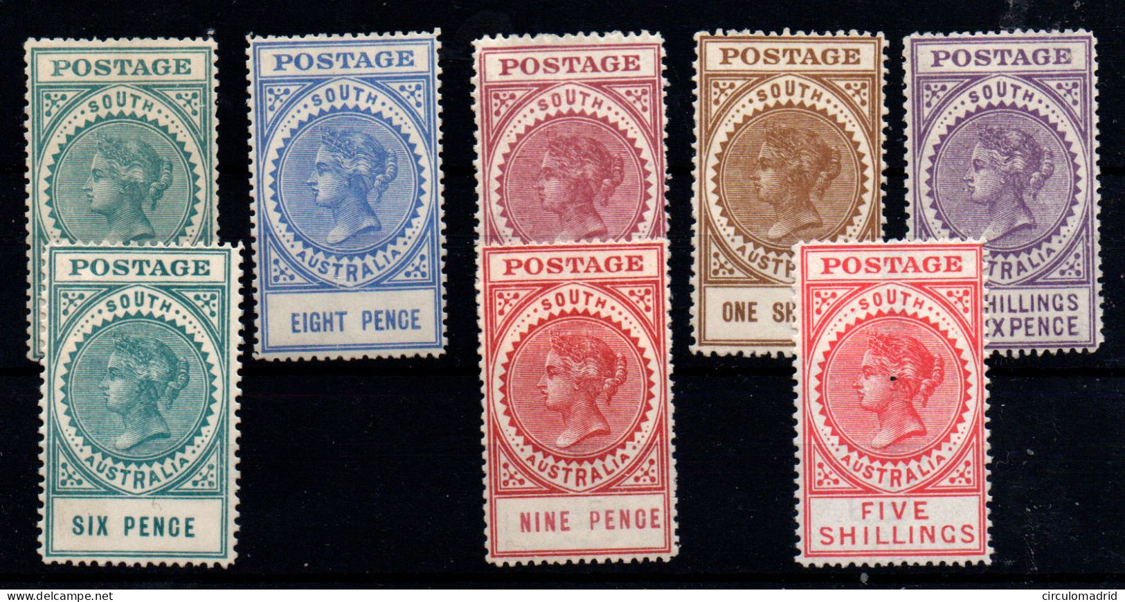 Australia Del Sur Nº 96/8, 100/2. Año 1904/12 - Mint Stamps