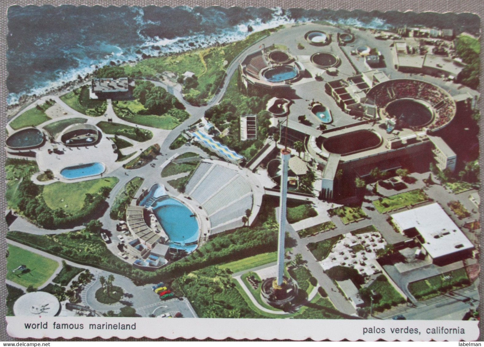 USA CALIFORNIA PALOS VERDES MARINELAND PARK KARTE CARD POSTCARD CARTE POSTALE POSTKARTE CARTOLINA ANSICHTSKARTE - Long Beach