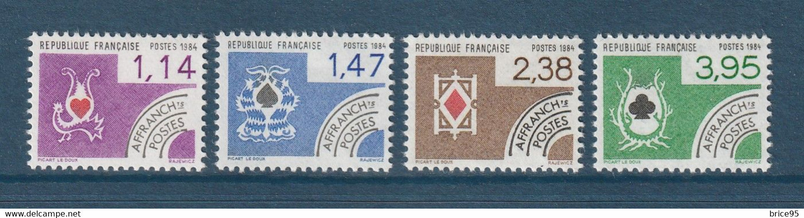 France - YT Préoblitéré Nº 182 à 185 ** - Neuf Sans Charnière - 1984 - 1953-1960