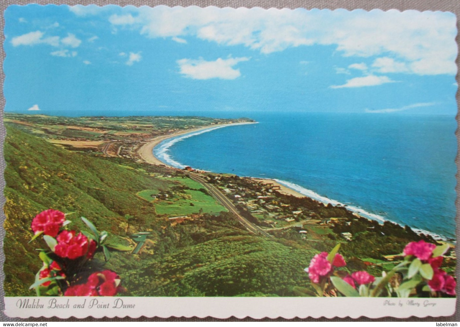 USA CALIFORNIA LOS ANGELES MALIBU BEACH POINT DUME KARTE CARD POSTCARD CARTE POSTALE POSTKARTE CARTOLINA ANSICHTSKARTE - Long Beach